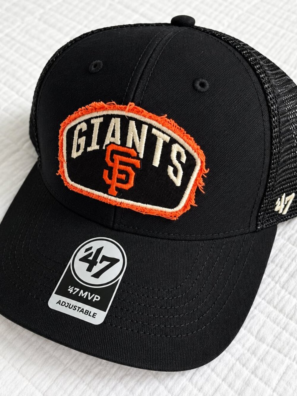 '47 Brand San Francisco Giants Cledus MVP Trucker Hat Black Snapback MLB